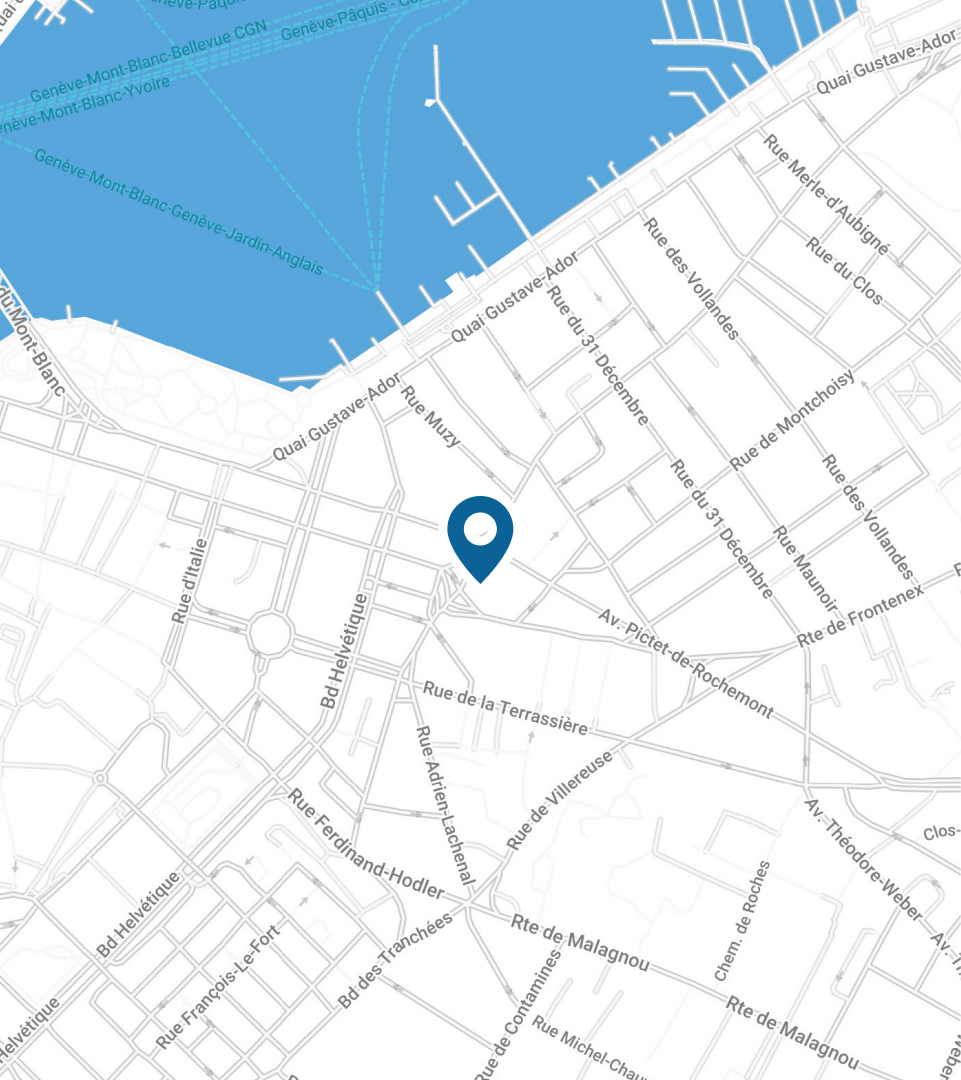 A map showing the office location